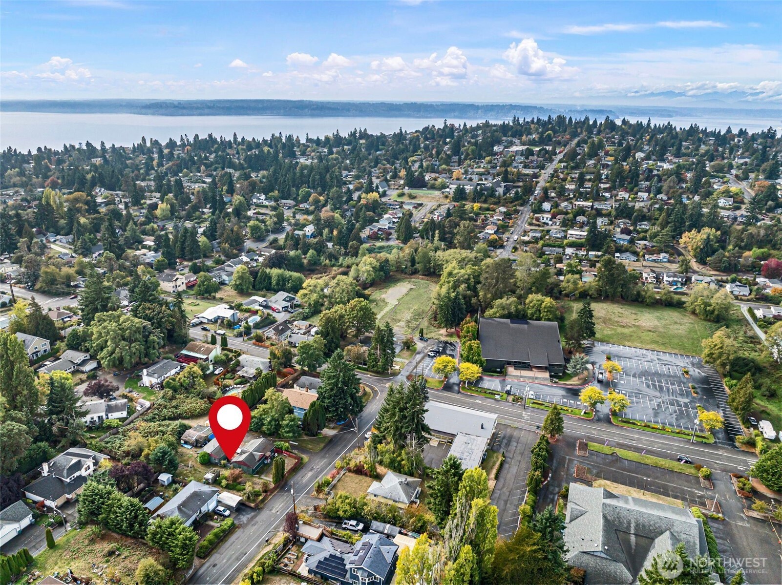 2635 Southwest 104th Street Seattle, WA 98146 - Photo 7 of 16 an aerial view of a city