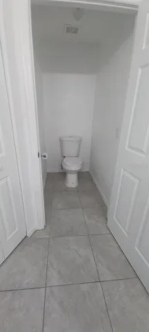 a close view of a bathtub in bathroom