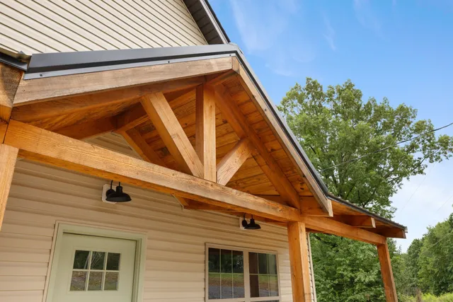 a view of outdoor space and deck