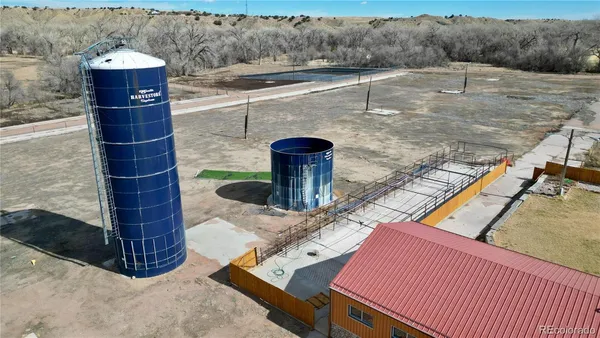 a view of yard with large trees