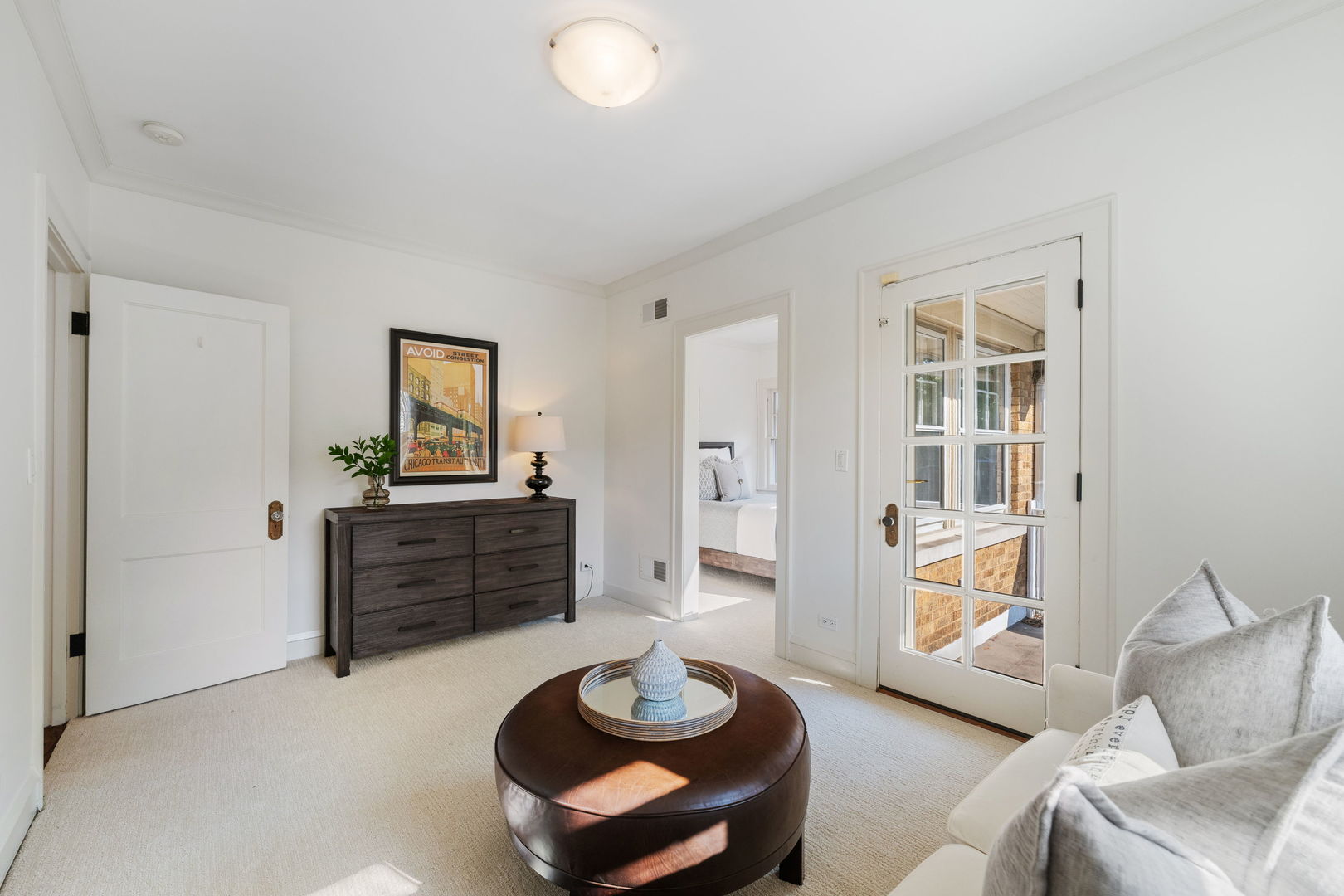 693 Sheridan Road Wilmette, IL 60091 - Photo 24 of 45 a living room with furniture and a wooden floor