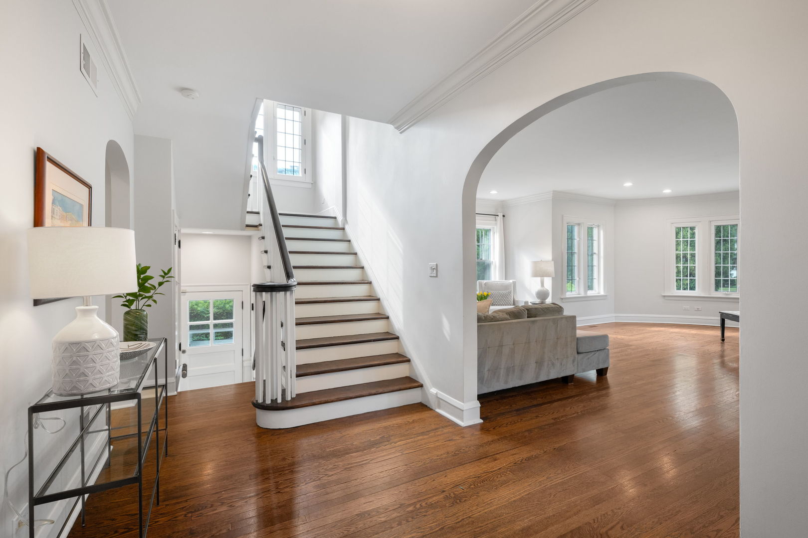 693 Sheridan Road Wilmette, IL 60091 - Photo 7 of 45 a view of entryway and hall with wooden floor
