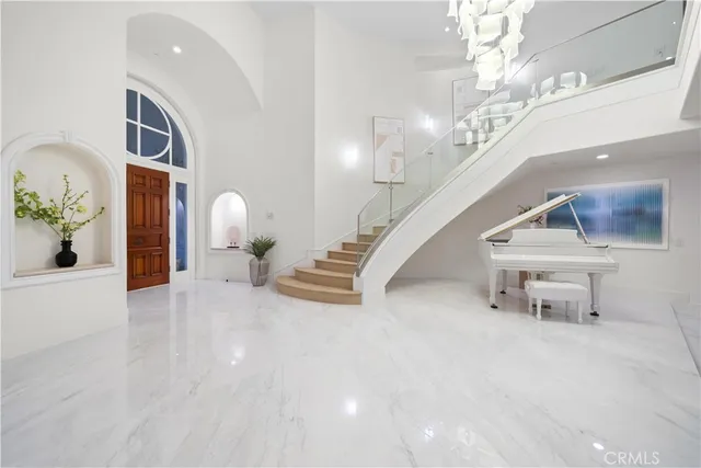 a view of entryway and hall