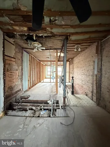 a room with gym equipment