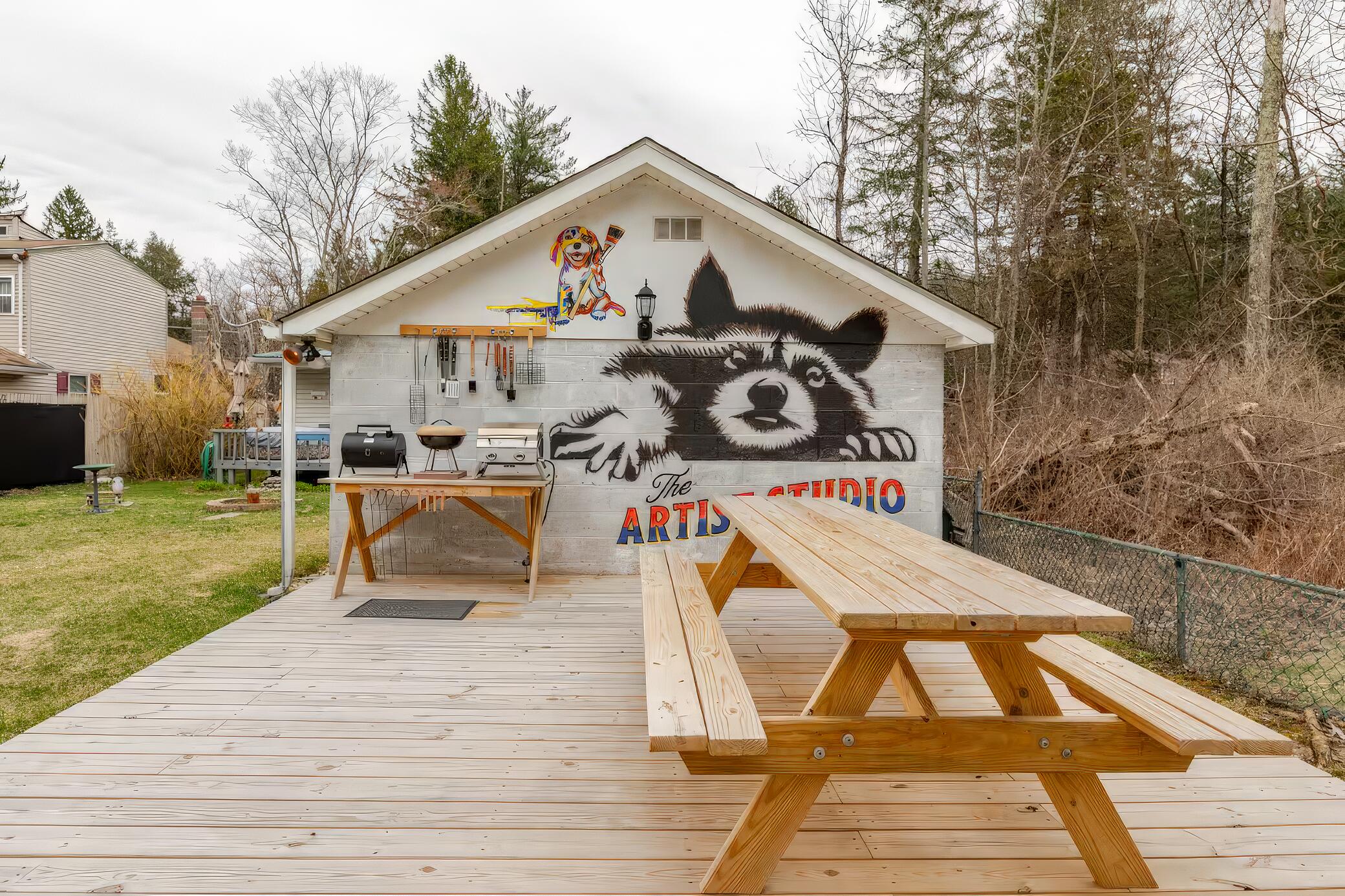 345 Scotrun Avenue Scotrun, PA 18355 - Photo 6 of 41 The Artist Studio Loft Backyard 05-