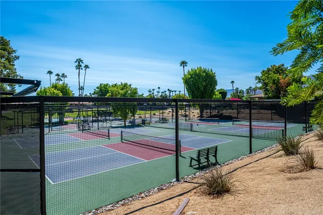 a view of a tennis court