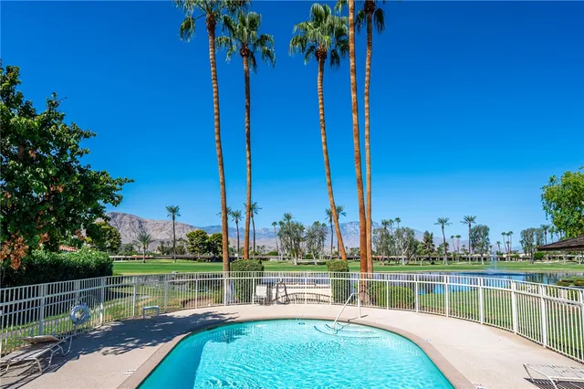 a view of a lake with a large trees