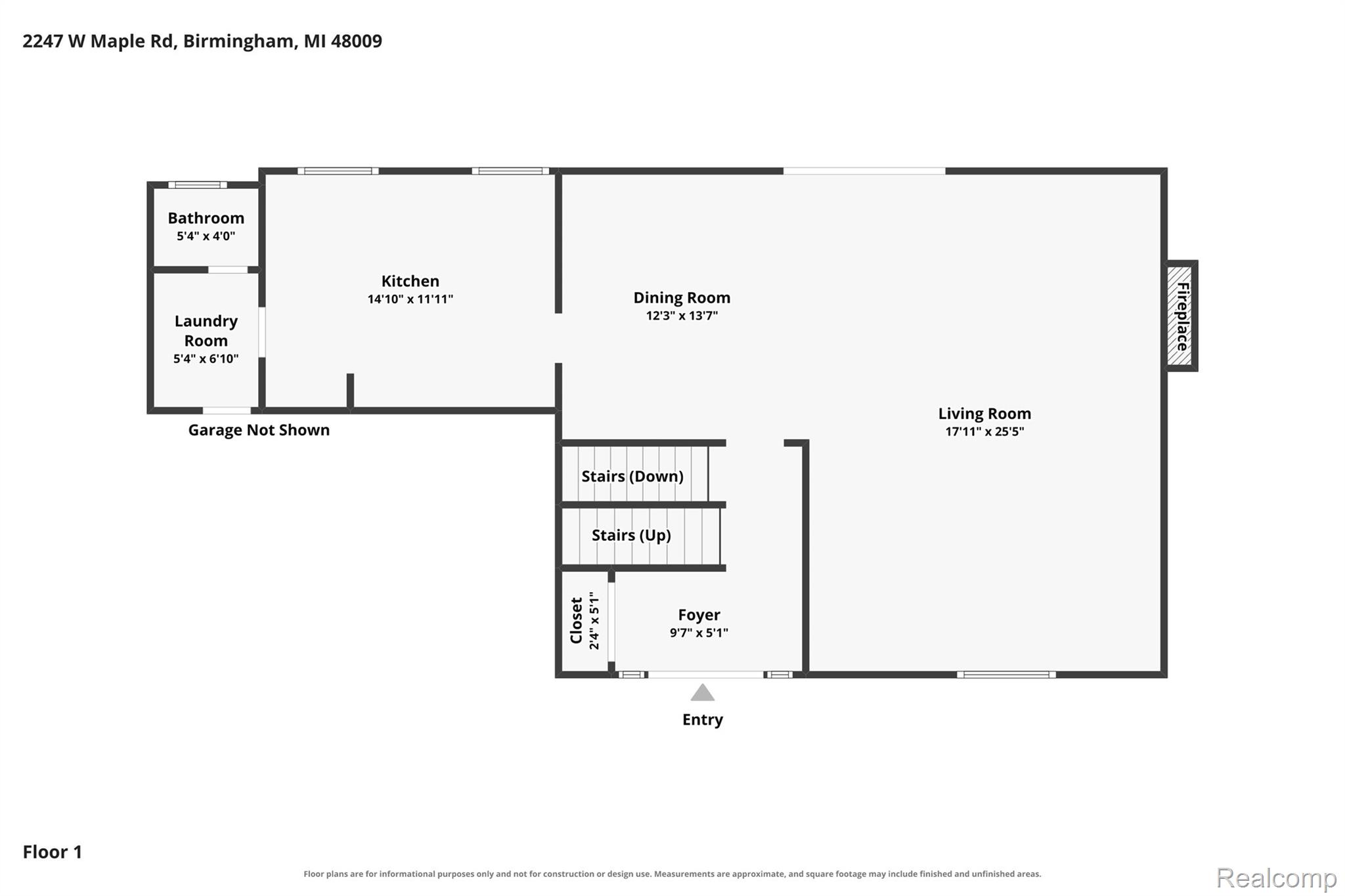 2247 West Maple Road Birmingham, MI 48009 - Photo 45 of 46 Floor plan