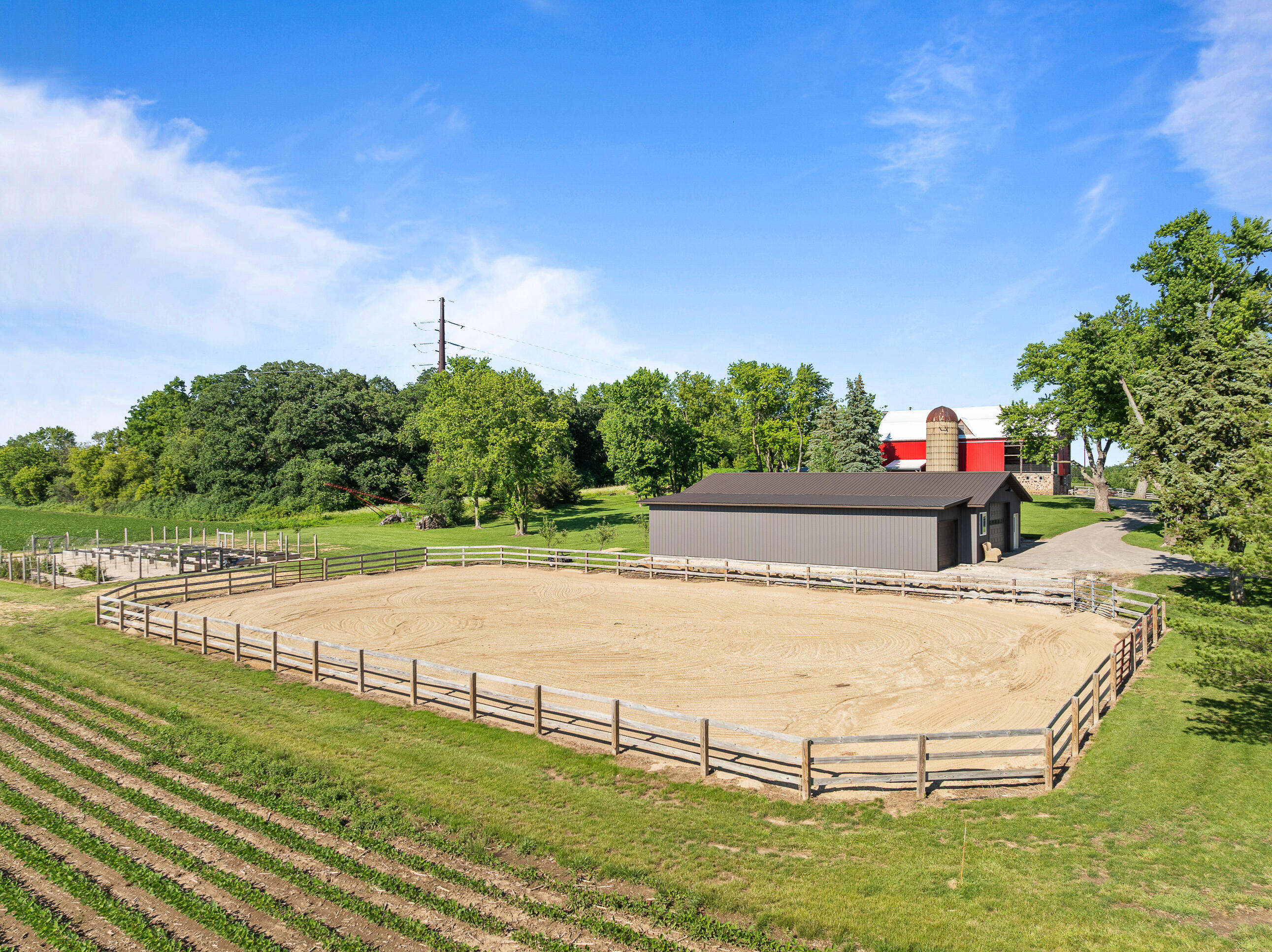 29224 Mt Tom Road Burlington, WI 53105 - Photo 56 of 63 riding arena