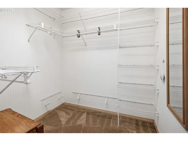 a view of walk in closet