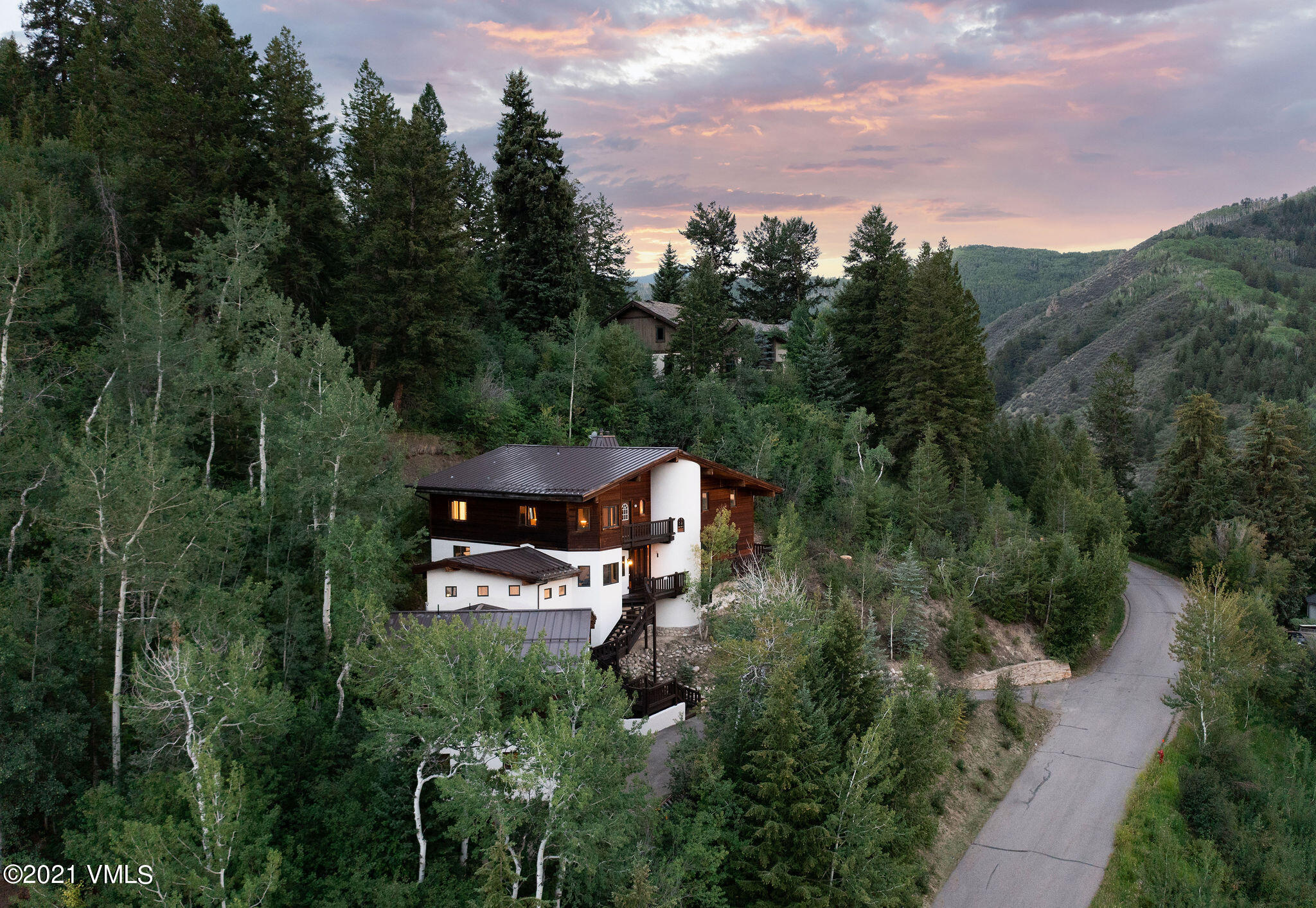 1074 Eagle Drive Eagle-Vail, CO 81620 - Photo 27 of 30 an aerial view of a house with a yard