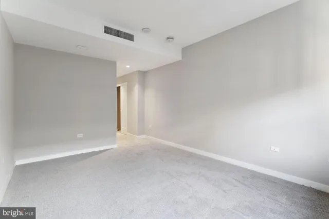 a view of an empty room