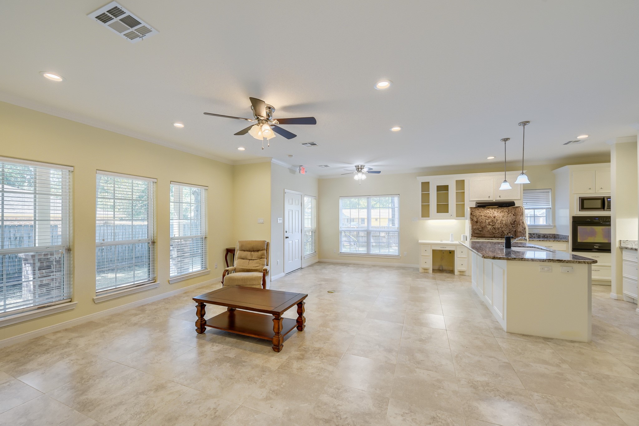 2215 Penick Road Waller, TX 77484 - Photo 5 of 33 Living room and breakfast nook off of the kitchen