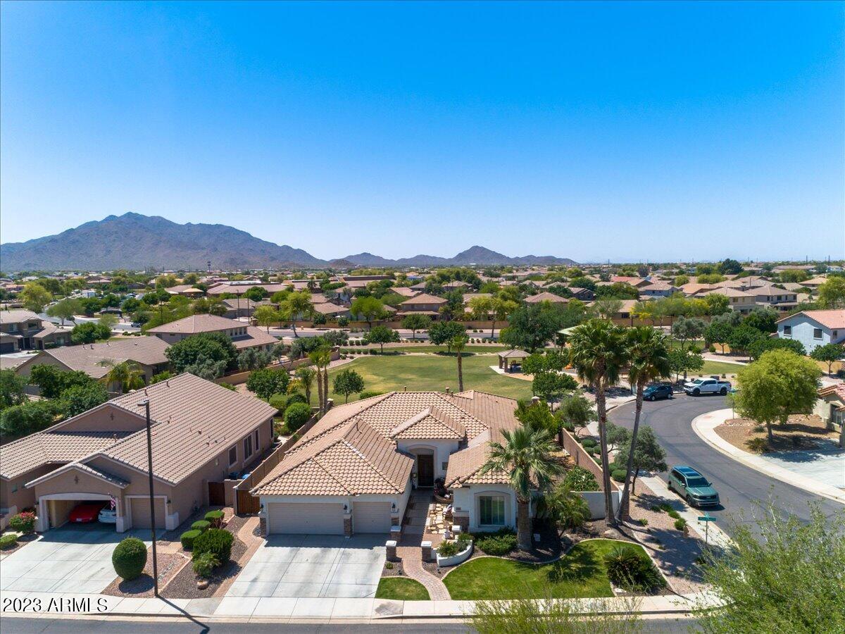6730 Rachael Way Gilbert, AZ 85298 - Photo 11 of 77 05-Aerial front of home