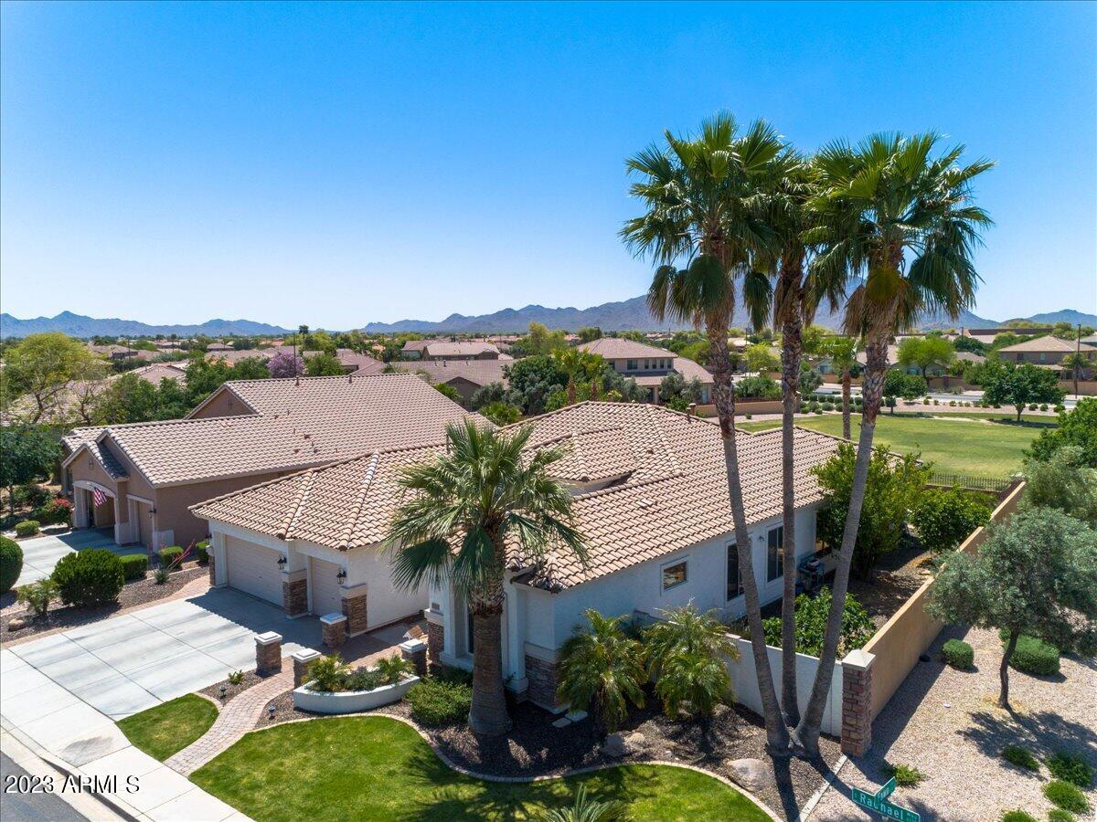 6730 Rachael Way Gilbert, AZ 85298 - Photo 2 of 77 06-Aerial front of home