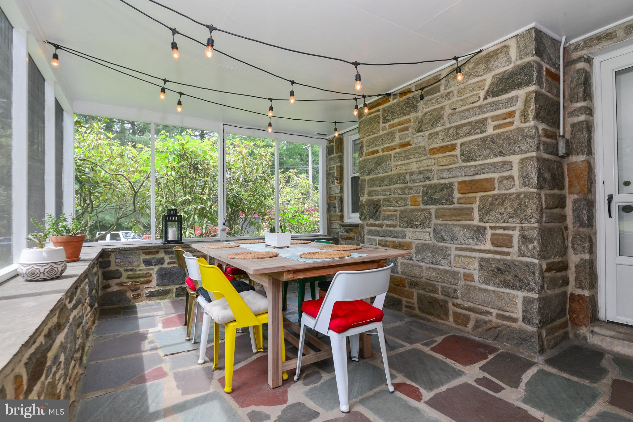 401 North Spring Mill Road Villanova, PA 19085 - Photo 30 of 39 Screen porch for outdoor dining