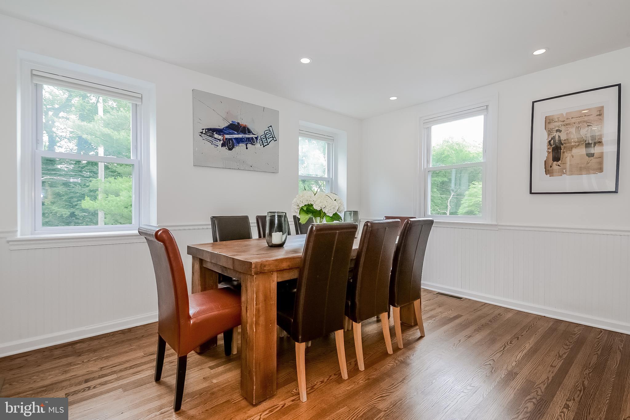 401 North Spring Mill Road Villanova, PA 19085 - Photo 7 of 39 Dining area open to the kitchen