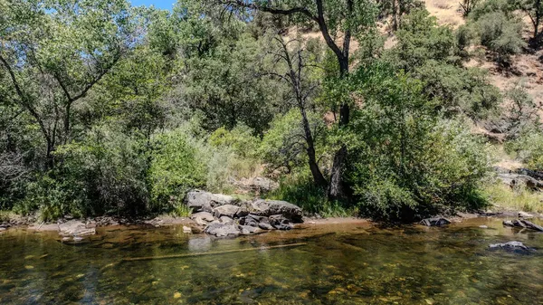 a view of a lake with houses