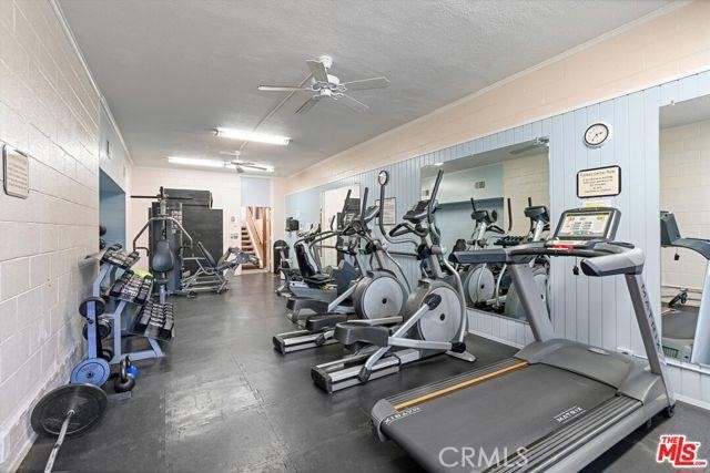 8108 Raintree Circle Culver City, CA 90230 - Photo 13 of 18 a view of a room with gym equipment