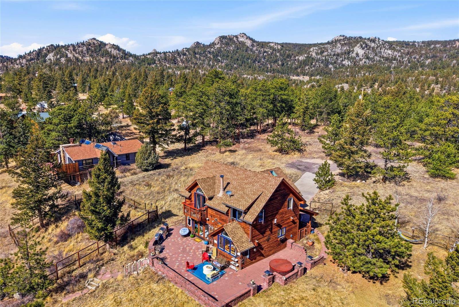215 Lakeshore Park Road Boulder, CO 80302 - Photo 11 of 33 an aerial view of a house with a yard