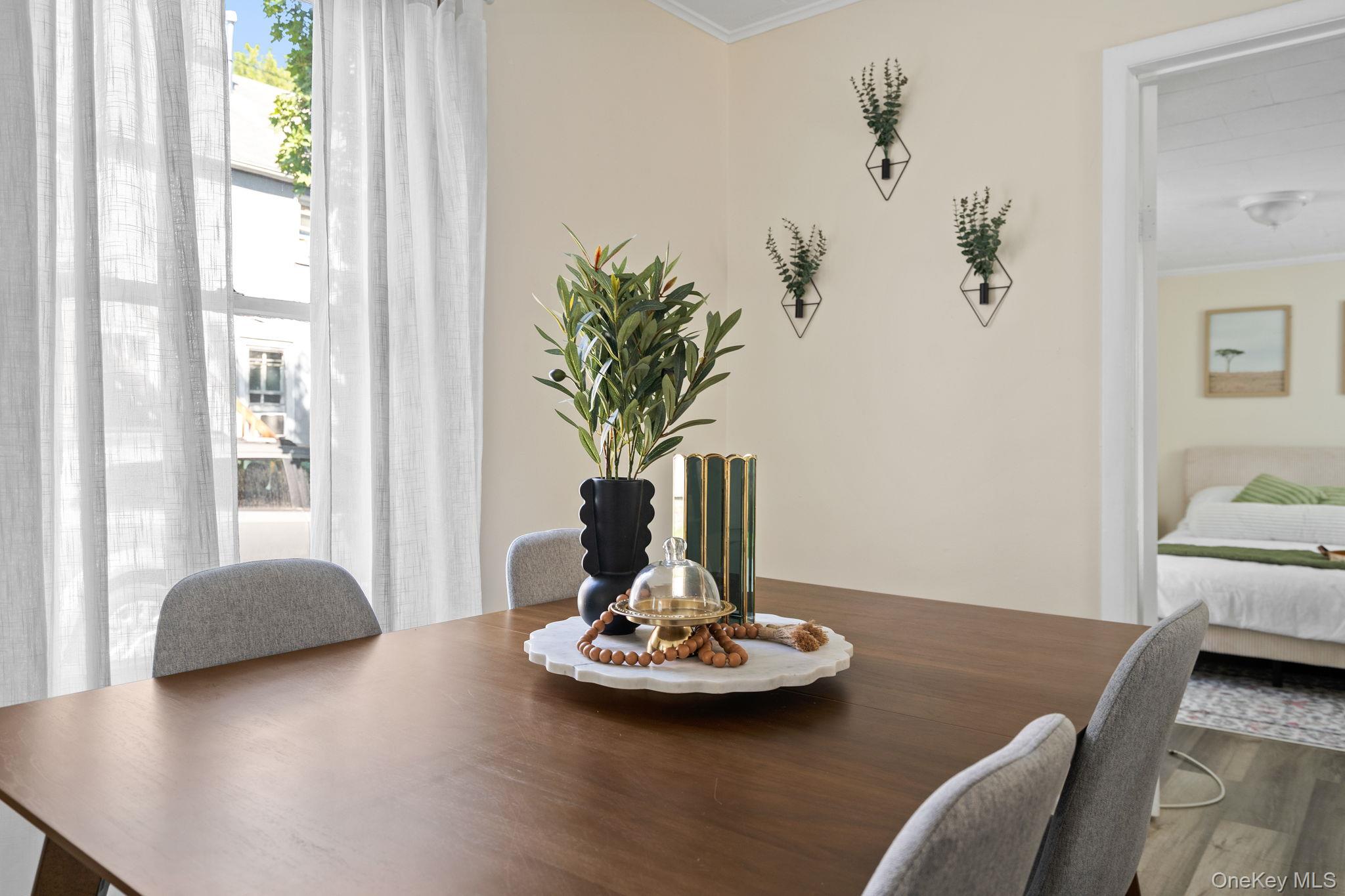 8 Coldenham Road Walden, NY 12586 - Photo 12 of 50 Dining space featuring ornamental molding and wood finished floors