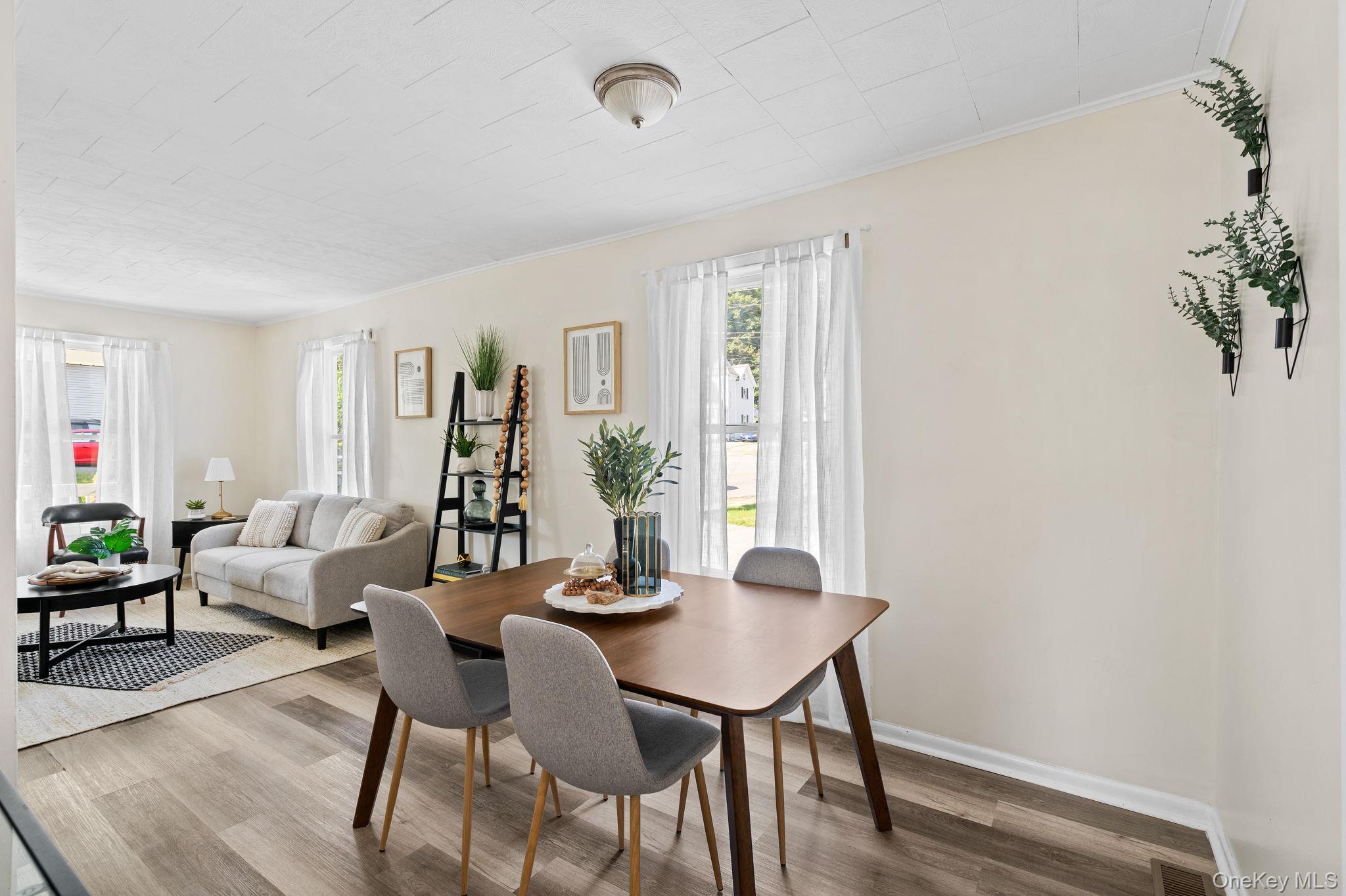 8 Coldenham Road Walden, NY 12586 - Photo 9 of 50 Dining space with crown molding and wood finished floors