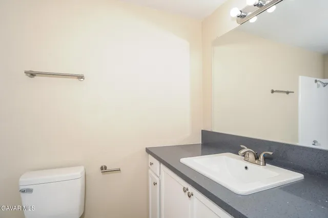 a bathroom with a sink and a toilet