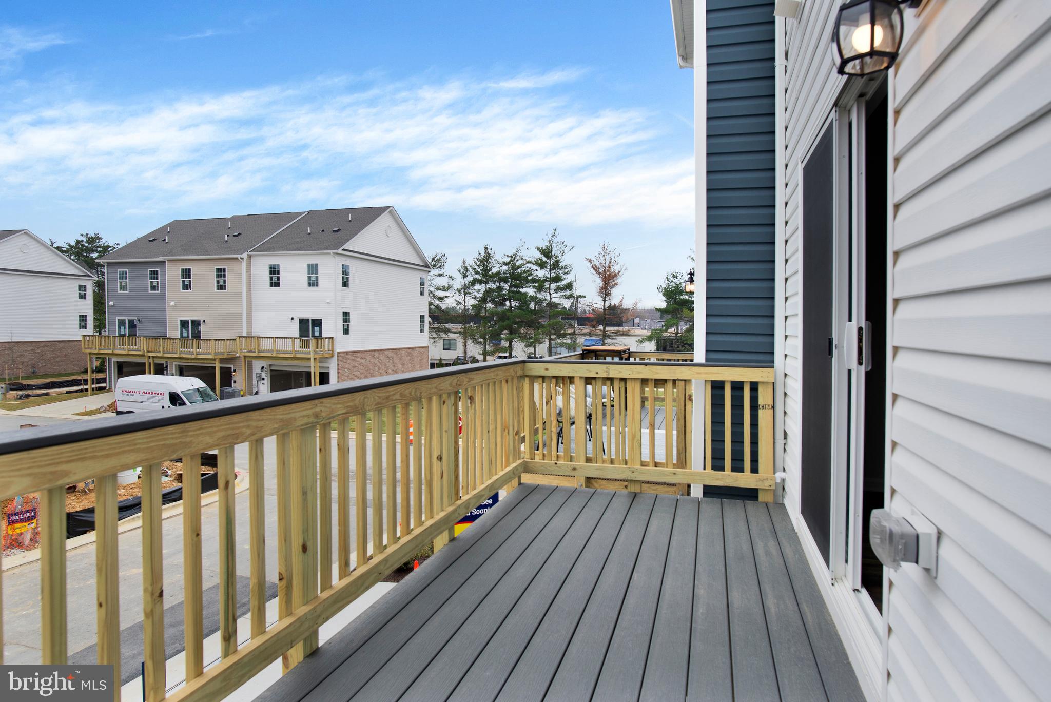 215 Joppa Farm Road Joppa, MD 21085 - Photo 29 of 29 a view of balcony with a small deck and wooden floor