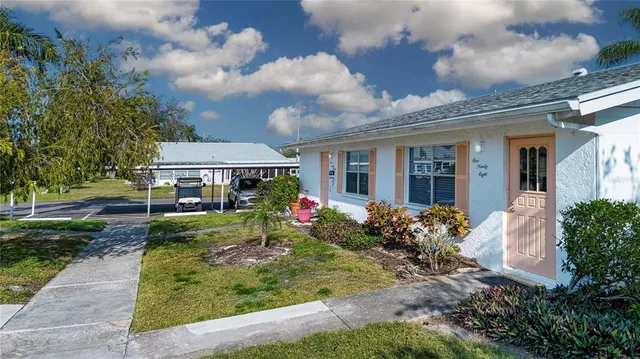 a view of house with a garden