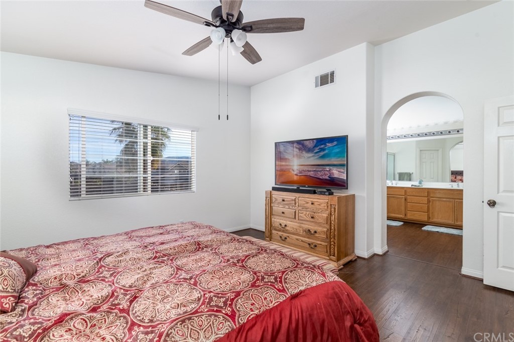 23746 Fieldcrest Lane Murrieta, CA 92562 - Photo 30 of 54 a bedroom with a bed and a television