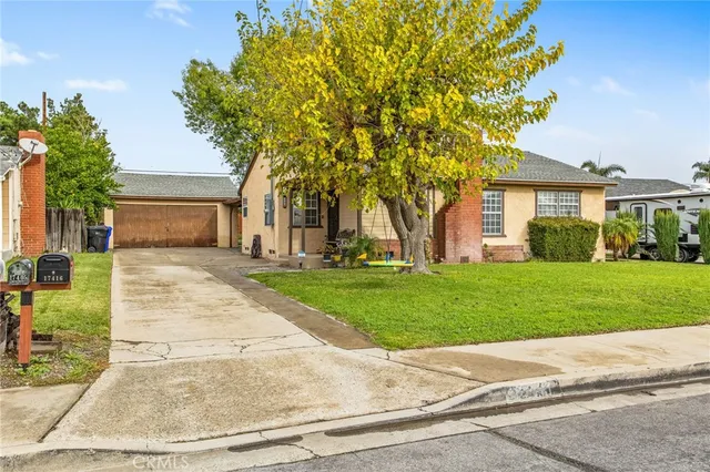 front view of house with a yard