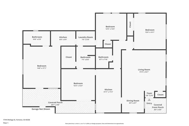 a picture of a floor plan