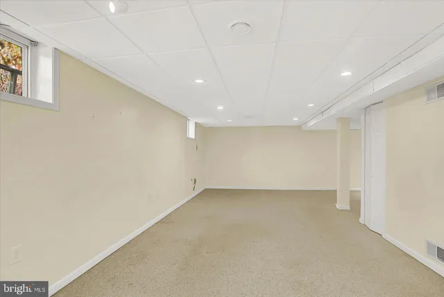 a view of room with gym equipment