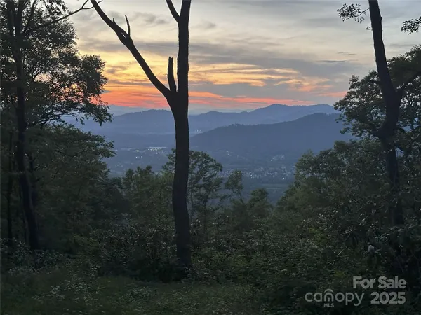 a view of mountain view from a yard