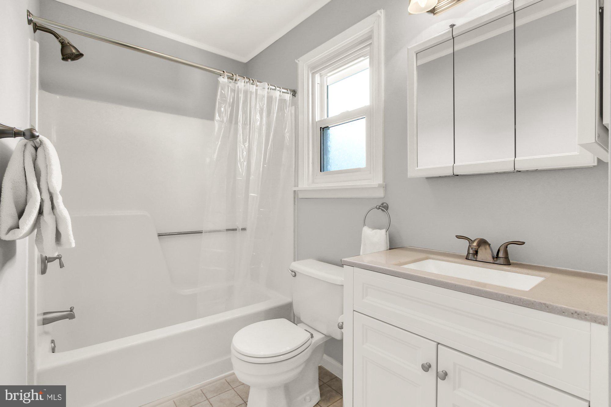 1326 Vanderbilt Road Bel Air, MD 21014 - Photo 16 of 28 Primary bath w/ new vanity & mirrored cabinet