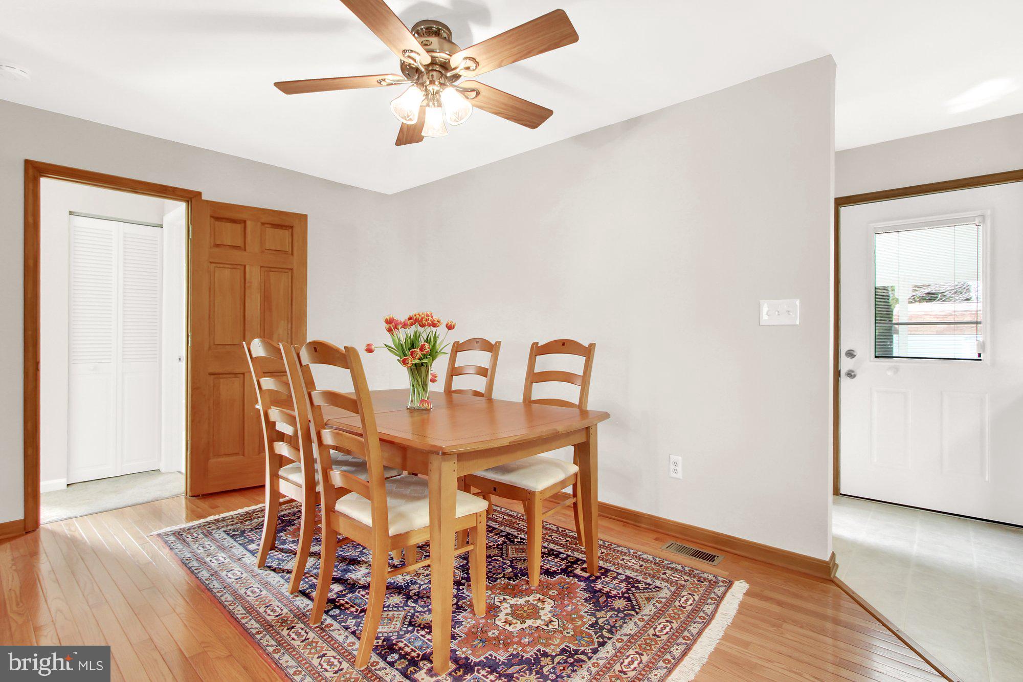 1326 Vanderbilt Road Bel Air, MD 21014 - Photo 7 of 28 Dining area with ceiling fan & light