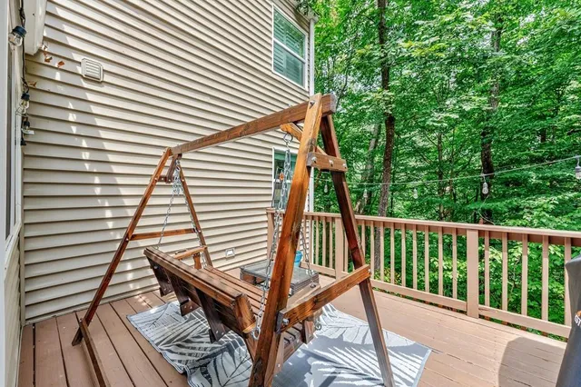 a view of kitchen living room