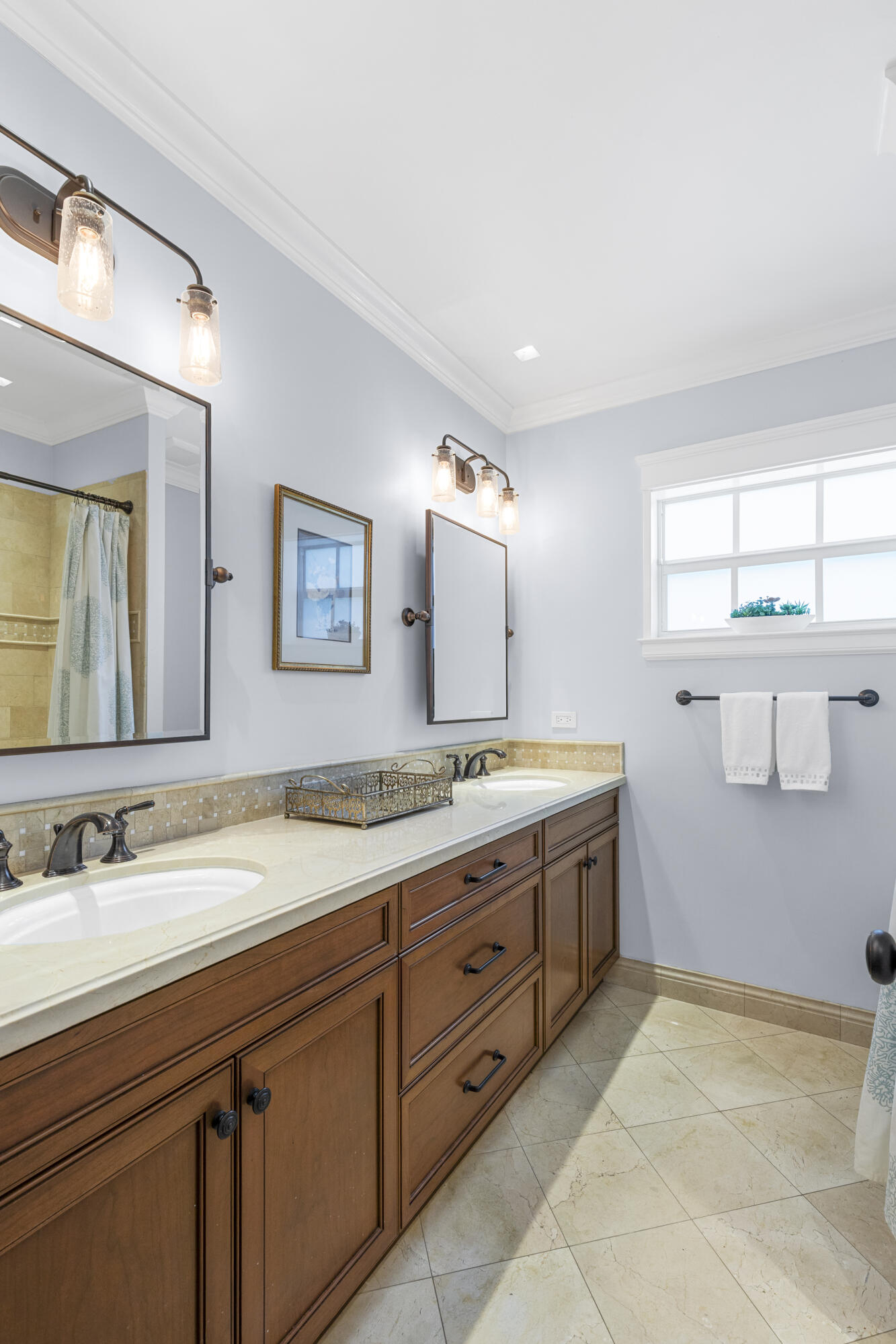 7501 Plantation Road Plantation, FL 33317 - Photo 22 of 57 a bathroom with a granite countertop sink mirror and