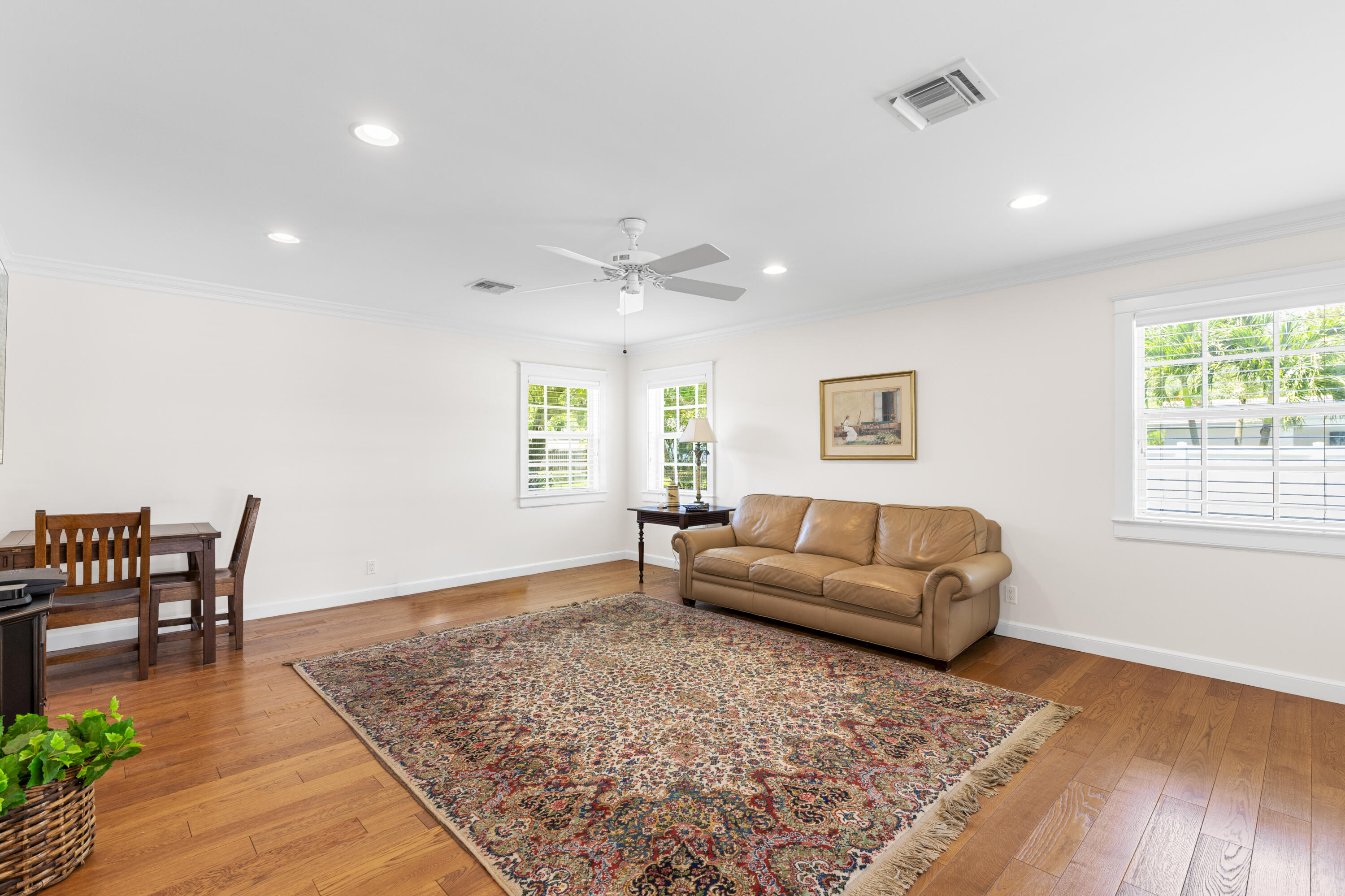 7501 Plantation Road Plantation, FL 33317 - Photo 35 of 57 a living room with furniture and a wooden floor
