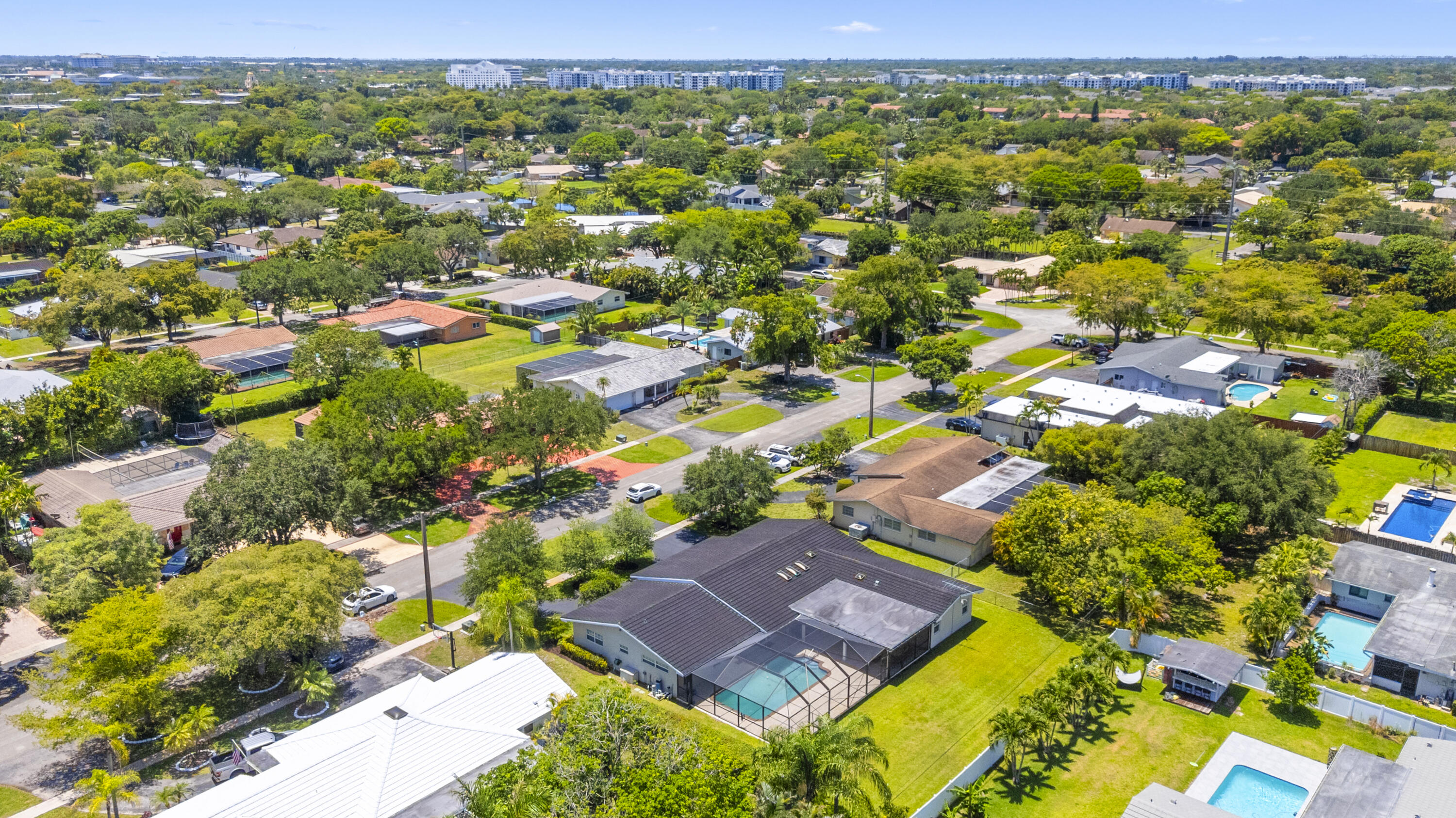 7501 Plantation Road Plantation, FL 33317 - Photo 50 of 57 an aerial view of residential houses with outdoor space