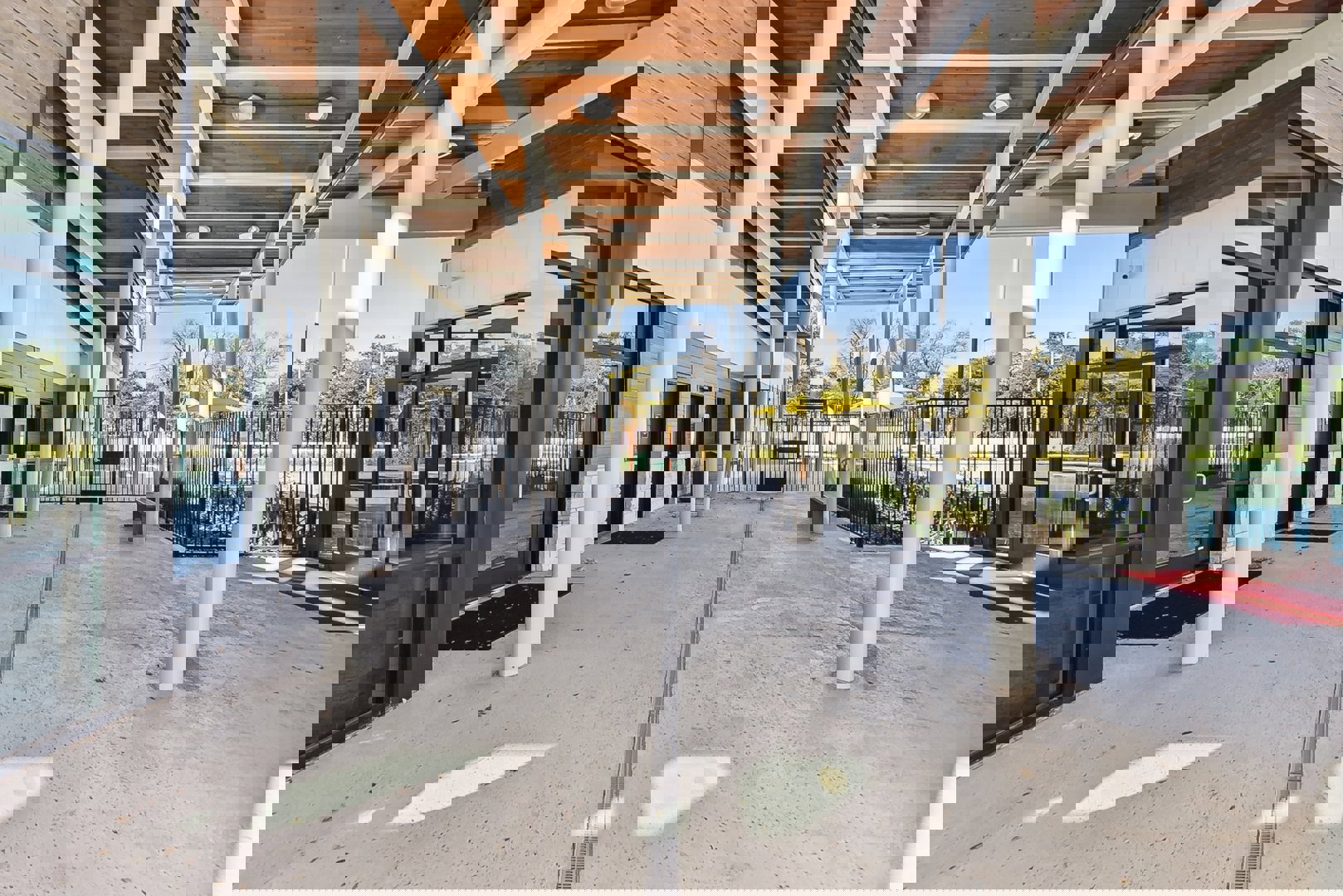 233 Firefox Way Jarrell, TX 76537 - Photo 3 of 6 a view of a hall with wooden floor