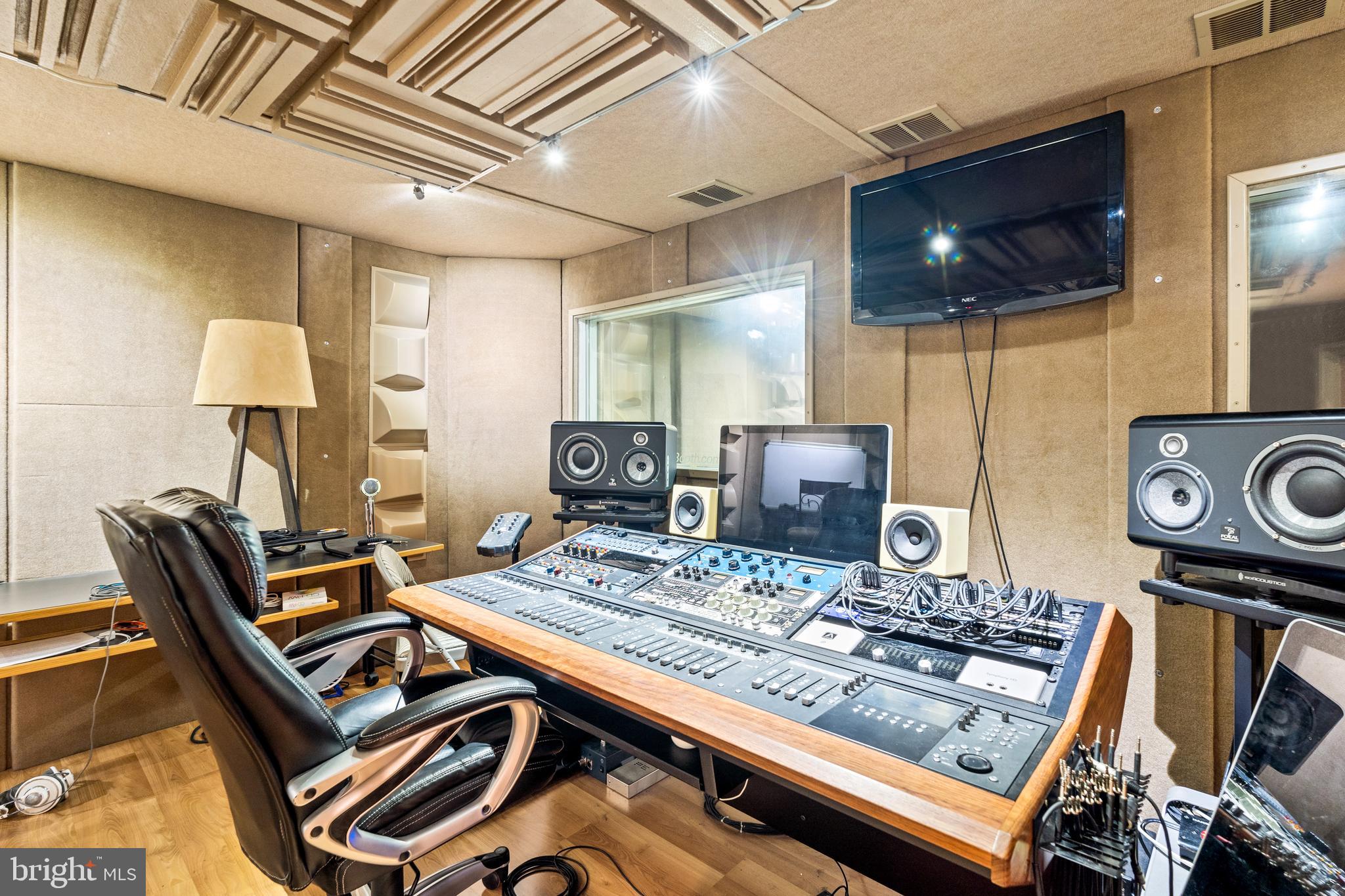 8925 Brook Road McLean, VA 22102 - Photo 104 of 130 Music recording studio above the pool house