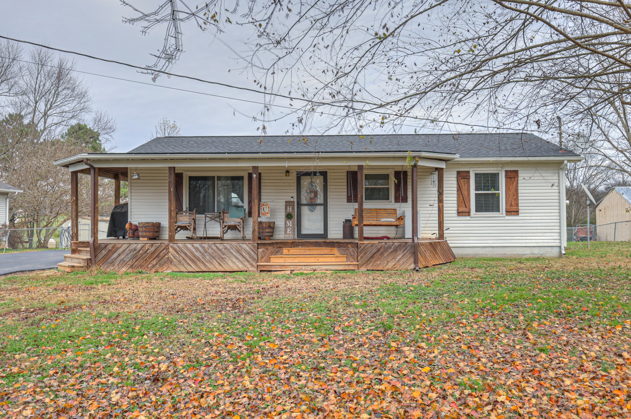 636 Warner Bridge Road Shelbyville, TN 37160 - Photo 3 of 32 a view of a house with backyard porch and sitting area