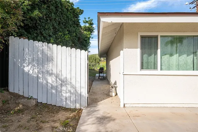 a view of a house with a outdoor space