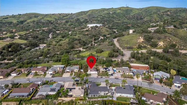 a view of city and mountain