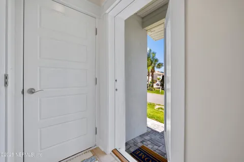 a view of an entryway door