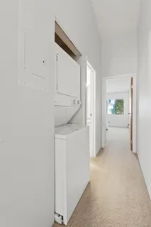 a view of a room with an empty room