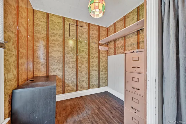a view of livingroom with furniture and window