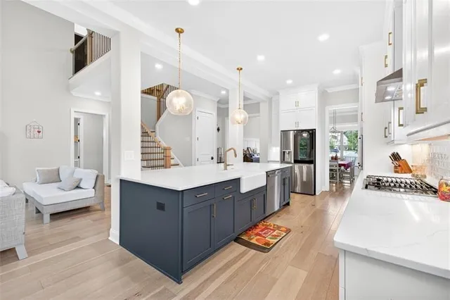 a living room with a couch