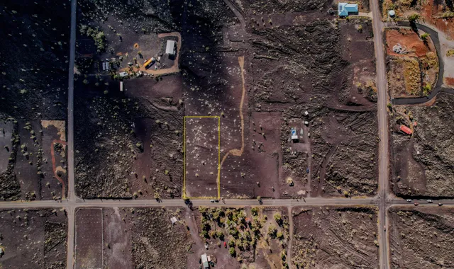 a view of a dry yard